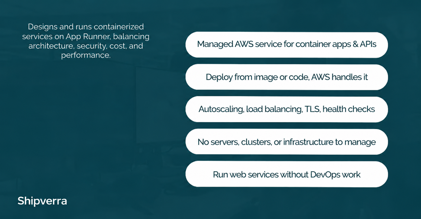 Hire Nearshore AWS App Runner Engineer